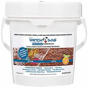 DUMOND Graffiti Remover Bucket 64oz. Paste, 794YR4