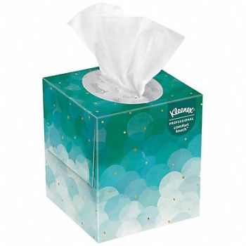 KLEENEX Facial Tissue 3240ct. White 2 Ply PK36, 797LT4