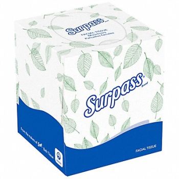 SURPASS Facial Tissue 3240ct. White 2 Ply PK36, 797LT7