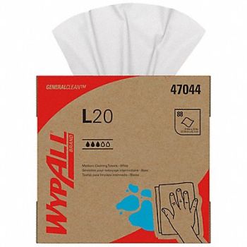 WYPALL Dry Wipe 880ct. Pop-Up Box White PK10, 797LT8