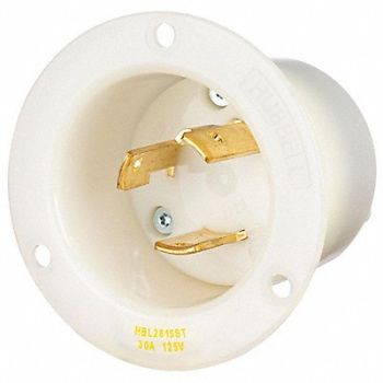 HUBBELL Locking Receptacle, 797VC0