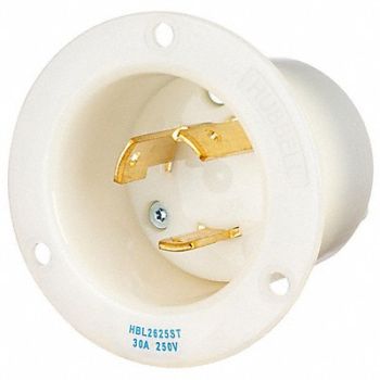 HUBBELL Locking Receptacle, 797VC2