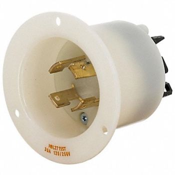 HUBBELL Locking Receptacle, 797VC3