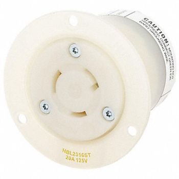 HUBBELL Locking Receptacle, 797VD4