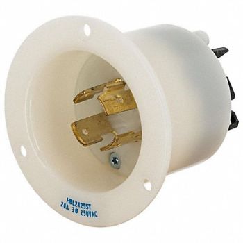 HUBBELL Locking Receptacle, 797VE1