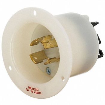 HUBBELL Locking Receptacle, 797VE3