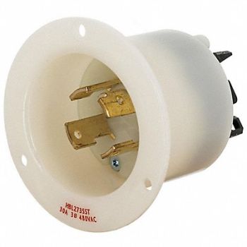 HUBBELL Locking Receptacle, 797VE4