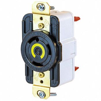 HUBBELL Locking Receptacle, 797VF1