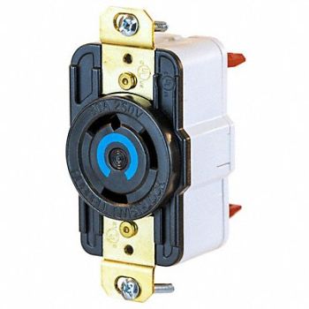 HUBBELL Locking Receptacle, 797VF2