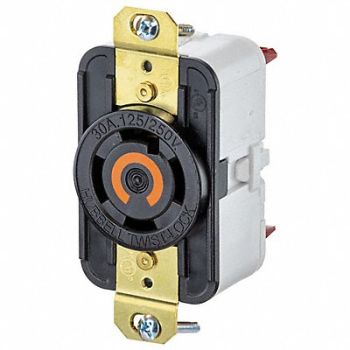 HUBBELL Locking Receptacle, 797VF3