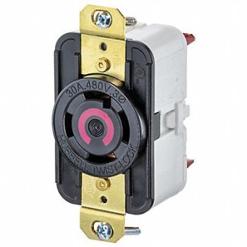 HUBBELL Locking Receptacle, 797VF5
