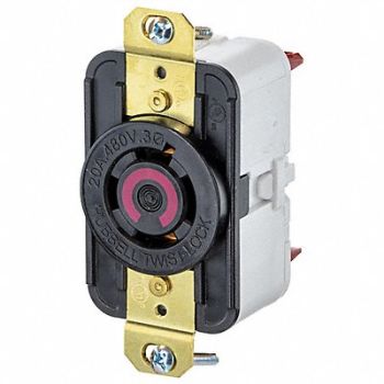 HUBBELL Locking Receptacle, 797VF6