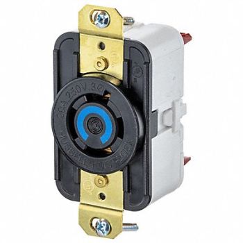 HUBBELL Locking Receptacle, 797VF7