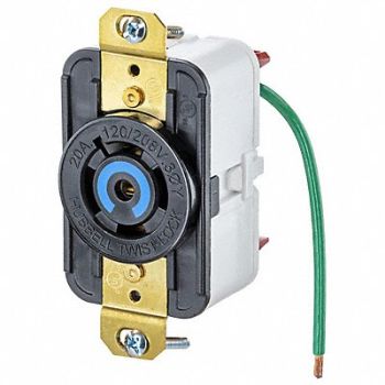 HUBBELL Locking Receptacle, 797VF9