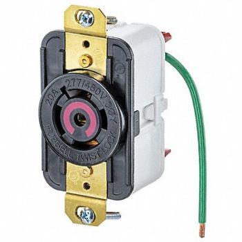HUBBELL Locking Receptacle, 797VG0