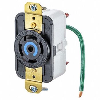 HUBBELL Locking Receptacle, 797VG1