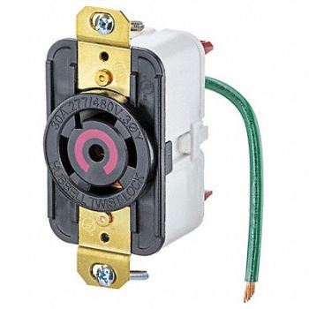HUBBELL Locking Receptacle, 797VG2