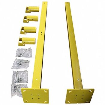 EDGESAFE SAFETY RAILING Safety Handrail Steel Yellow 43-5/16 H, 797VH1