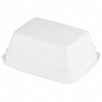 CARLISLE DINEX Disp Carry-Out Ctnr 8 oz White PK1000, 799Z11