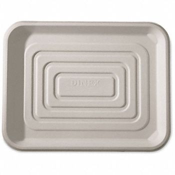 CARLISLE DINEX Disp Food Tray White 18 in W PK100, 799Z17