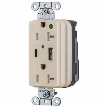 HUBBELL Snapconnect receptacle, 799ZD1