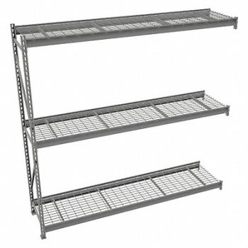 TENNSCO Bulk Strg Rack AddOn 24inx96inx96in, 7B177