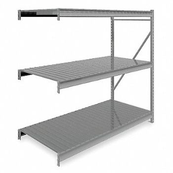 TENNSCO Bulk Strg Rack AddOn 36inx72inx72in, 7B284