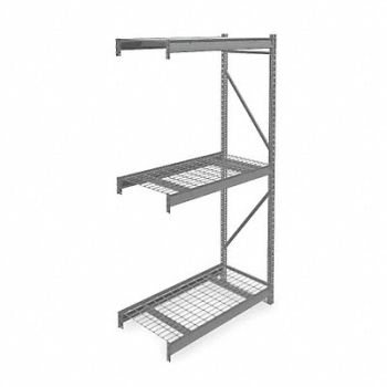 TENNSCO Bulk Strg Rack AddOn 24inx96inx48in, 7B347
