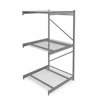 TENNSCO Bulk Strg Rack AddOn 48inx96inx48in, 7B349
