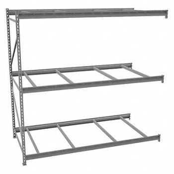 TENNSCO Bulk Strg Rack AddOn 48inx96inx96in, 7B918