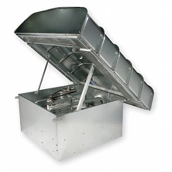DAYTON Steel 60 L 38 H 57 W Roof Fan w.Motor, 7CF64