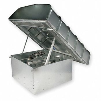 DAYTON Steel 25 Dia 38 H Roof Fan w.Motor, 7CK37