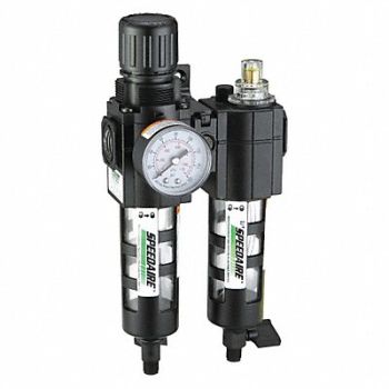 SPEEDAIRE FRL 2 pcs 3/8 NPT 5 micron 51 cfm, 7D689