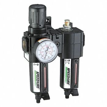 SPEEDAIRE FRL 2 pcs 1/2 NPT 5 micron 60 cfm, 7D704
