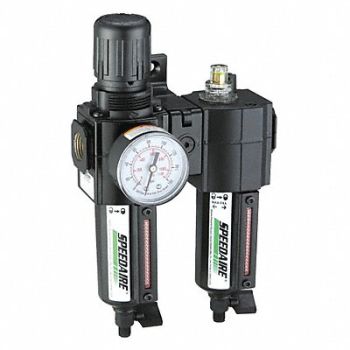 SPEEDAIRE FRL 2 pcs 1/2 NPT 5 micron 60 cfm, 7D710