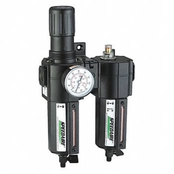 SPEEDAIRE FRL 2 pcs 3/4 NPT 5 micron 186 cfm, 7D728