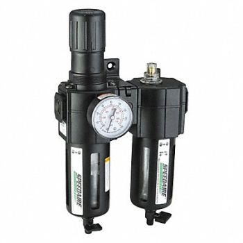 SPEEDAIRE FRL 2 pcs 3/4 NPT 5 micron 186 cfm, 7D733