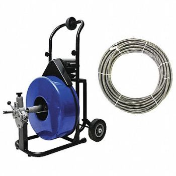 WESTWARD Drain Cleaning Machine Corded 200 RPM, 7DD56