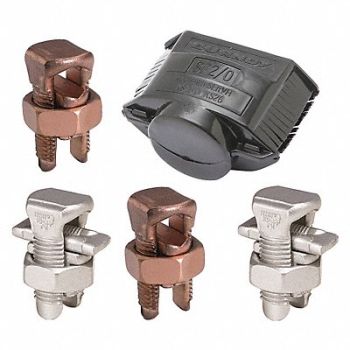 BURNDY Split-Bolt Conn Kit Cu, 7DX26