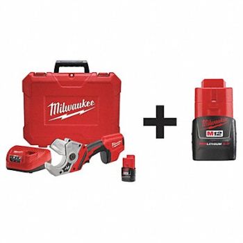 MILWAUKEE Cordless PVC Shear Kit 12.0V, 7DX78