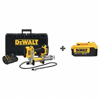 DEWALT Cordless Grease Gun Kit 10000psi 4.0A/hr, 7DZ26