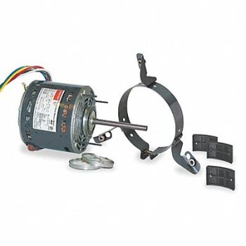 DAYTON Motor PSC 1/2hp 1075/4 115 Ring/Stud, 7E670
