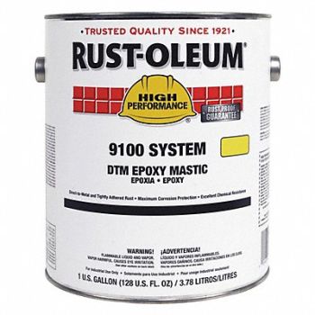 RUST-OLEUM Epoxy Activator/Finish SafetyYellow 1gal, 7H600