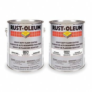 RUST-OLEUM Epoxy Activator/Finish Dunes Tan 1 gal, 7H627
