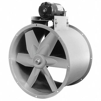 DAYTON Steel 27 Dia 18 L 37.25 H Tubeaxial Fan, 7J353