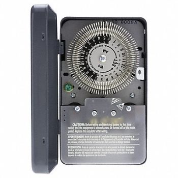 TORK Electromechanical Timer Switch 24 hr., 483A23