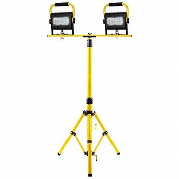 SOUTHWIRE Twin Head Work Light Corded 6000lm LED, 800WA4
