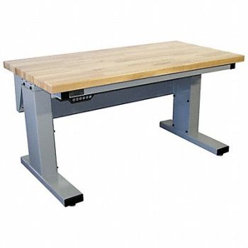 PRO-LINE Workstation Adjust Solid Maple Lt Gray, 800X53