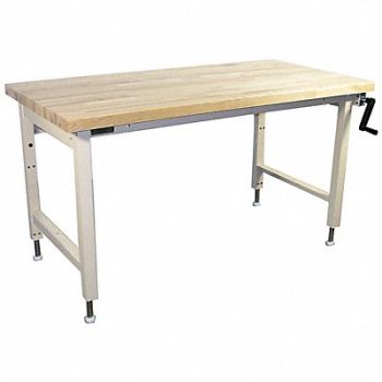 PRO-LINE Workstation Ergo Solid Maple Lt Beige, 800X55