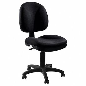 NATIONAL PUBLIC SEATING Comfort Chair Adjustable height Armless, 808WG3
